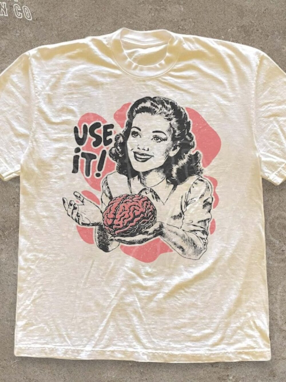 Sarcastic Unisex Shirt, Use Your Brain Aesthetic Tee - Picture 1 of 4